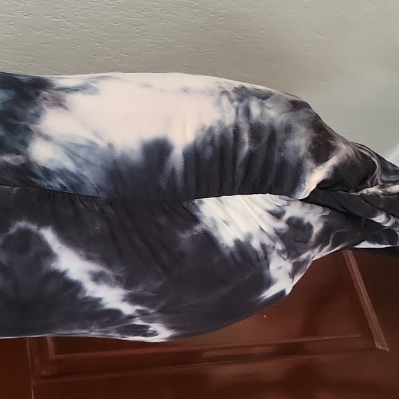 ANTISTAR blue and white tie dye t shirt dress size small - Picture 3 of 4